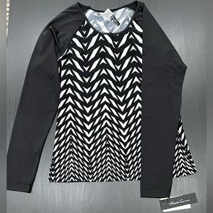 Kenneth Cole NY swim/sun shirt, size L
